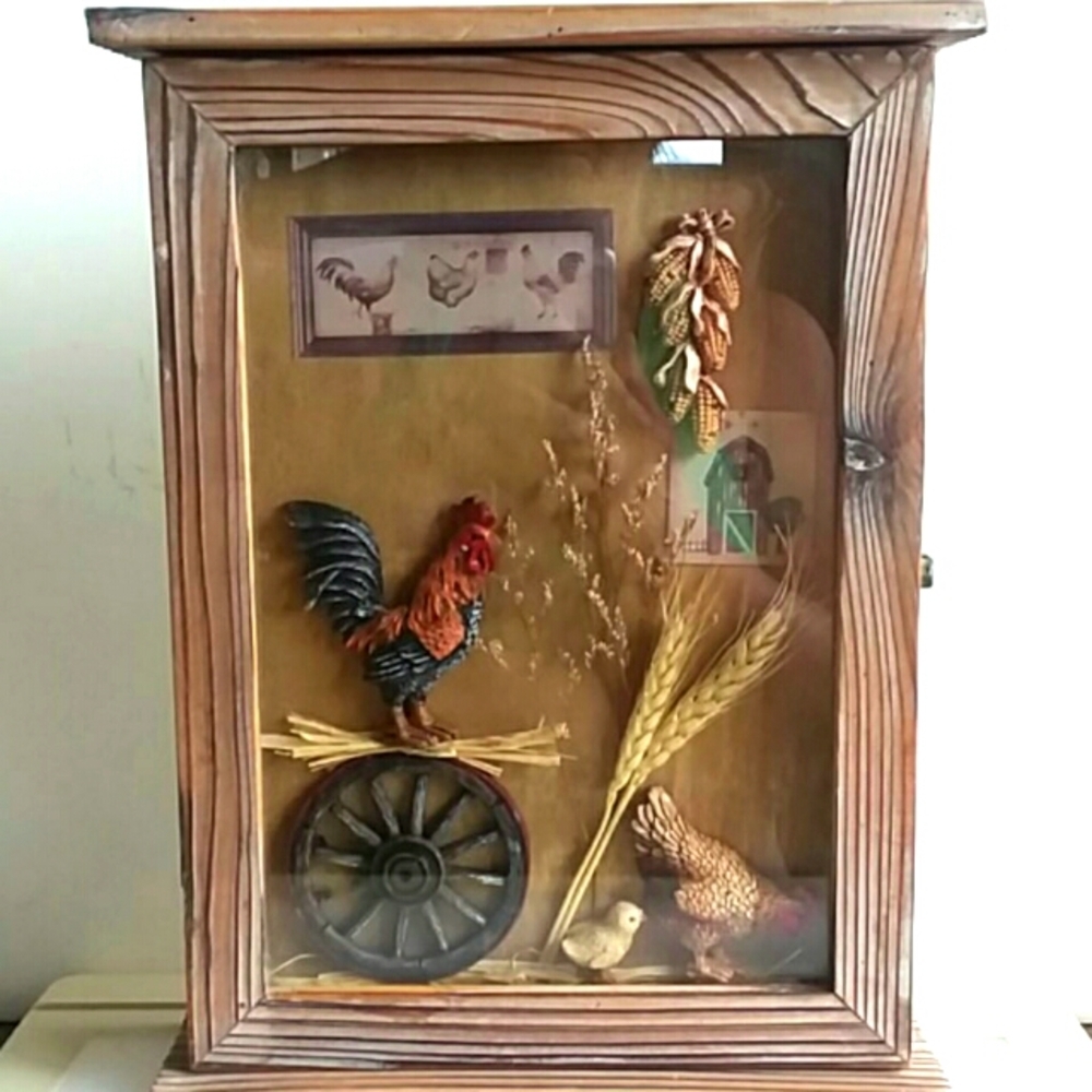 Vintage,  Barnhouse style Key holder.